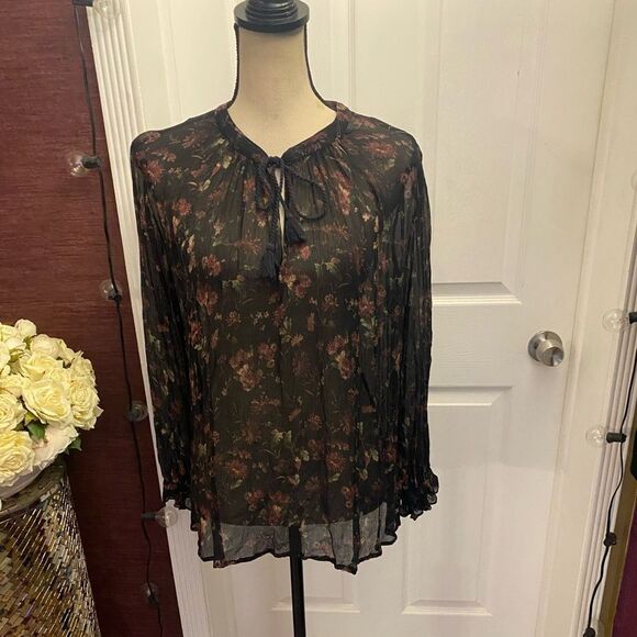 Polo Ralph Lauren 100% silk blouse, M - Picture 1 of 10